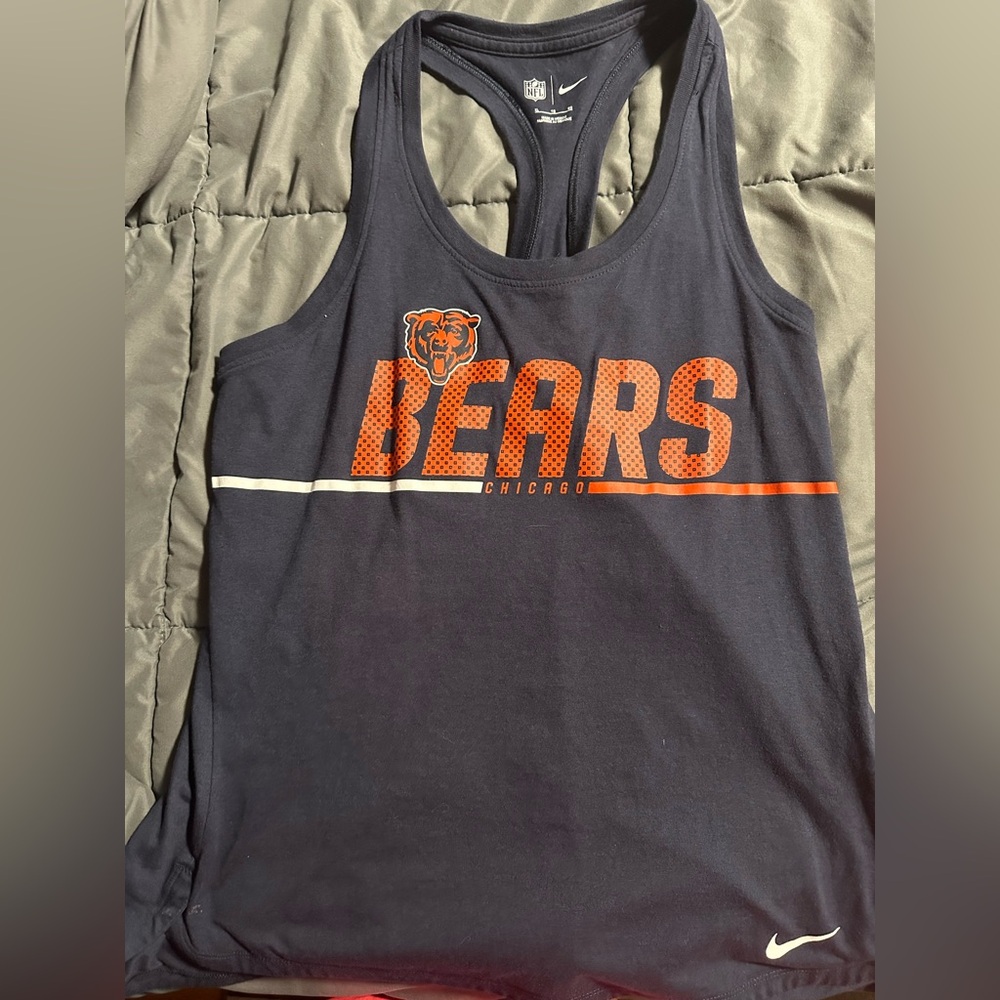 Women’s Chicago bears xl racer back tank